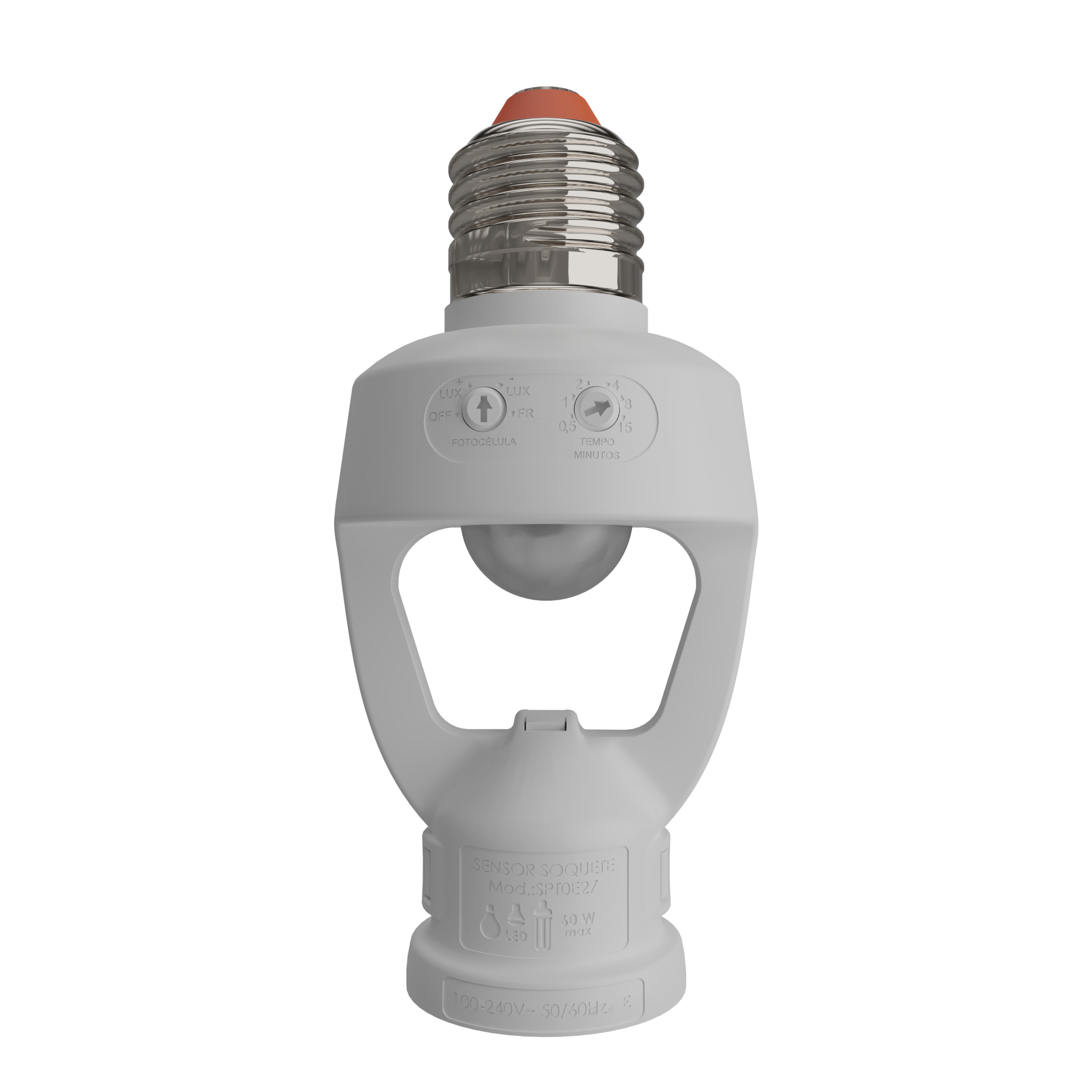 Sensor de presença soquete e27