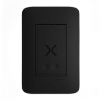 Conj. 4x2 aparelho sinal acustica  campainha  eletronica preto fosco