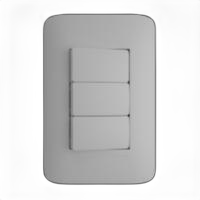 Conj.4x2 3 interruptores paralelos 10a/250v