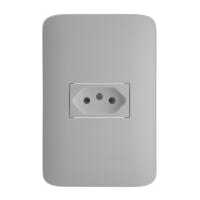 Conj.4x2 1 tomada de 2p+20a/250v