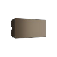 Modulo 1/3 interruptor bipolar simples 10a/250v bronze