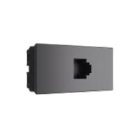 Modulo 1/3 tomada de rede rj-45 cat.5e. cor chumbo