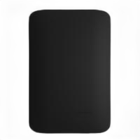 Placa 4x2 cega + suporte - cor preta fosca