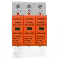 Dispositivo prot. surto slim dc bivolt 3p-3vdr, 1000vdc, 10ka, imax 20ka