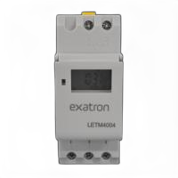 Interruptor temporizador digital trilho din, 16a, 1seg ,40prg, bivolt